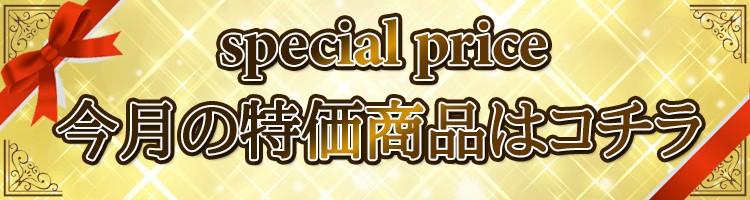今月の特価商品