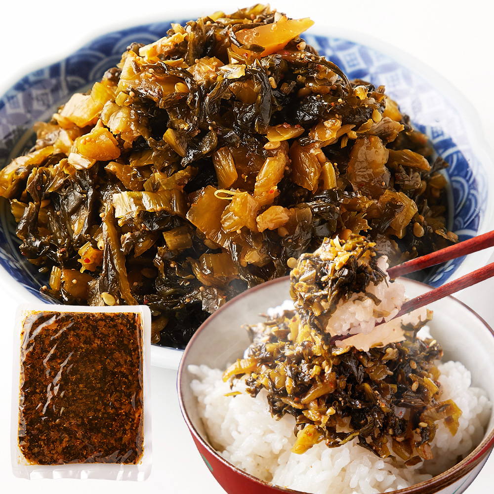※独占店舗品※　博多明太子と長崎高菜使用!!ごはんがすすむ!【業務用】めんたい高菜400g