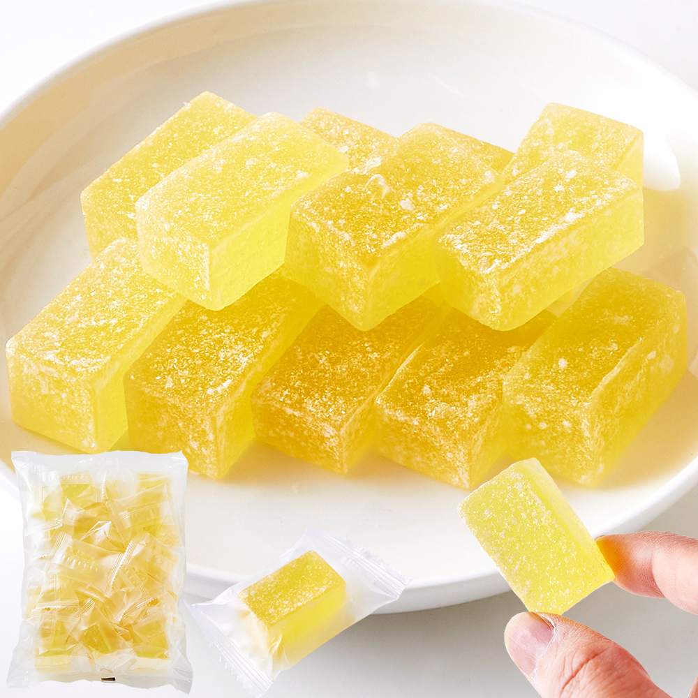 ※独占店舗品※　瀬戸内レモン果汁使用！レモン寒天ゼリー500g