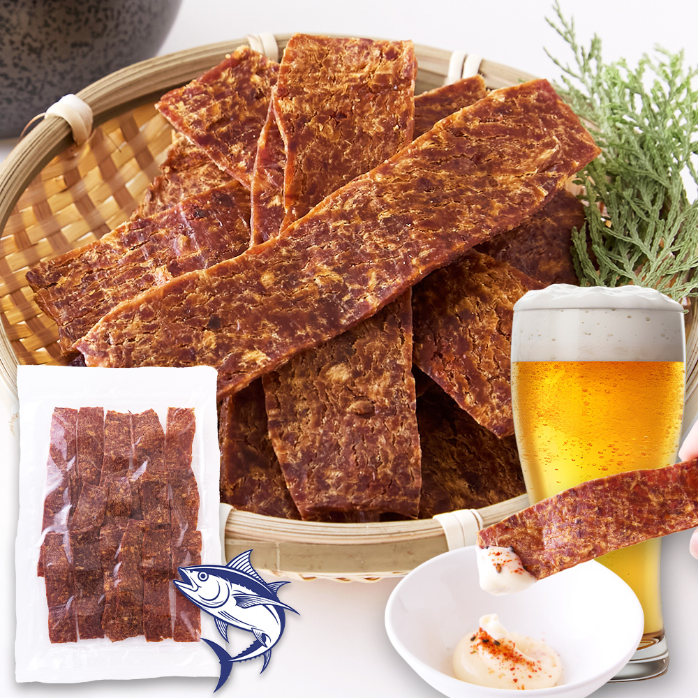 ■アナラボ■　噛むほど口に広がるまぐろの濃厚な味わい！まぐろジャーキー100g