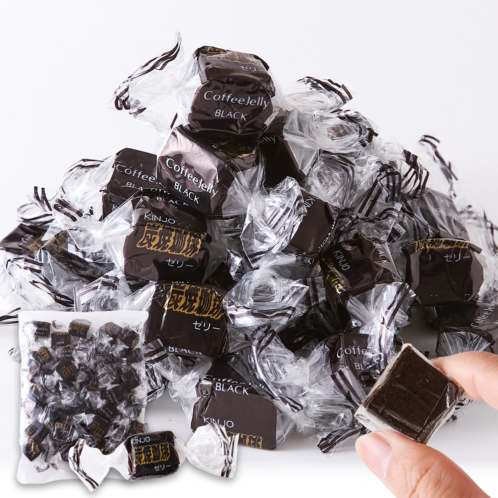 ※独占店舗品※　炭焼珈琲のコクを楽しむ大人の寒天ゼリー！【大容量】炭焼珈琲寒天ゼリー500g