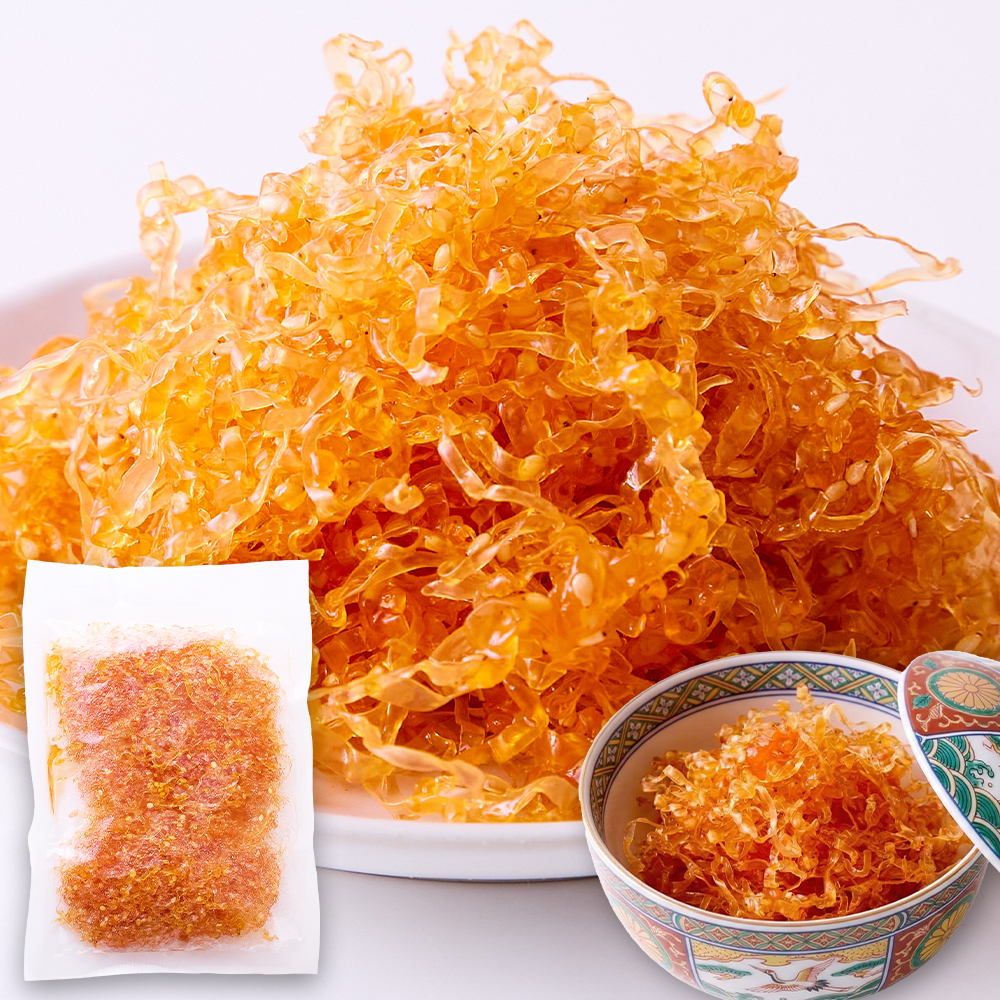 ■アナラボ■　こだわりの甘口仕立て！食卓を彩る鮮やかな色味。黄金切イカ100g