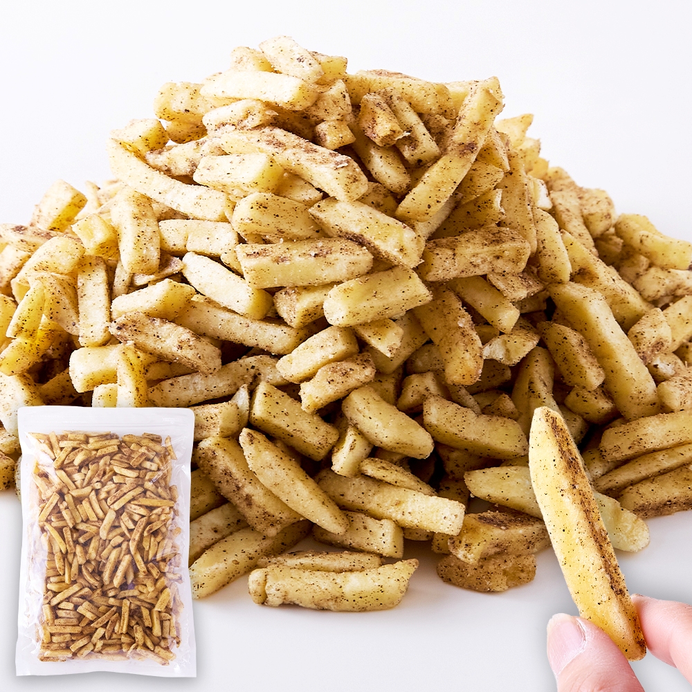 ※独占店舗品※　サクサク食感と黒胡椒の刺激！【訳あり】ポテトスティック 500g 黒胡椒味