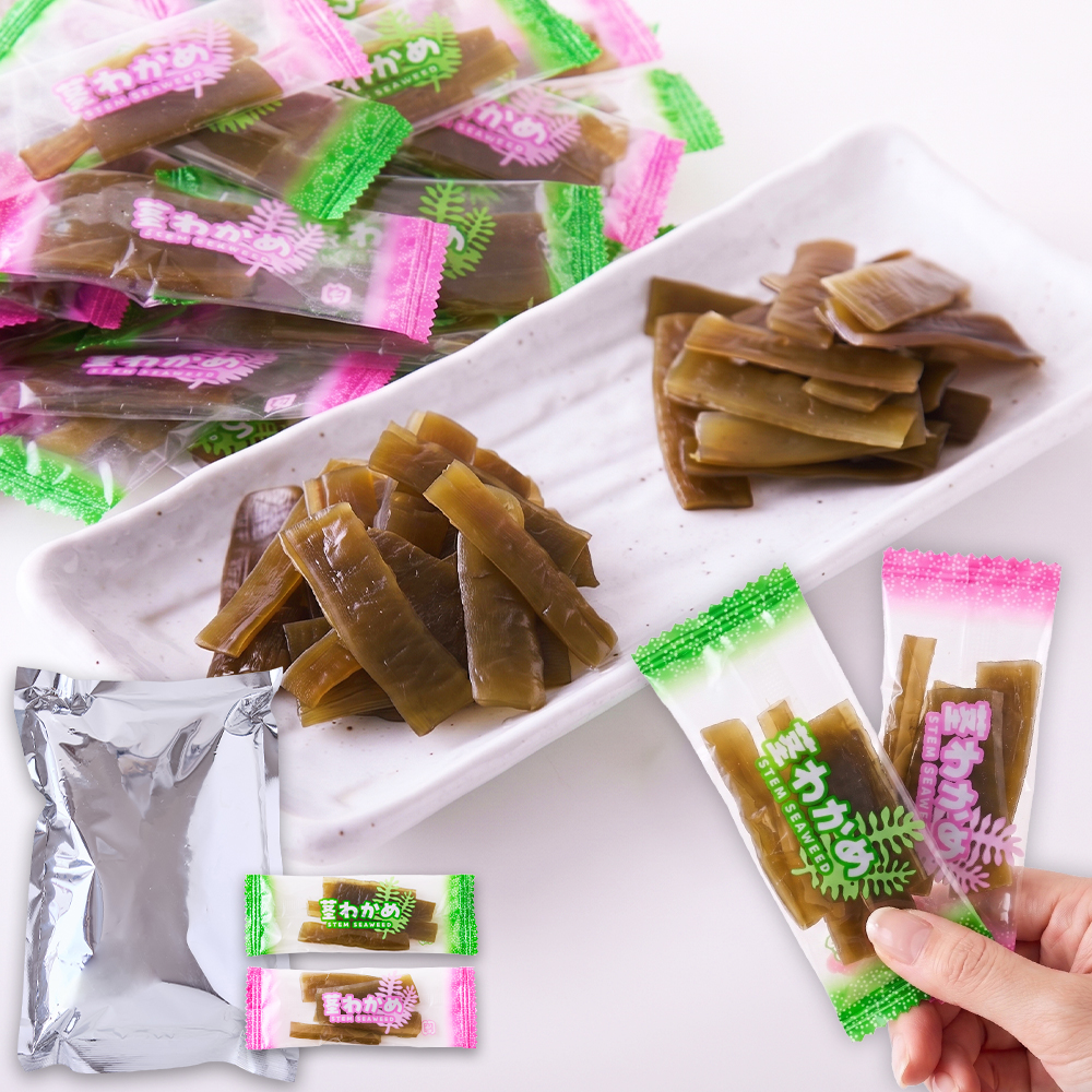 旨塩・梅しそ☆二種のお味を食べ比べ♪茎わかめミックス300g
