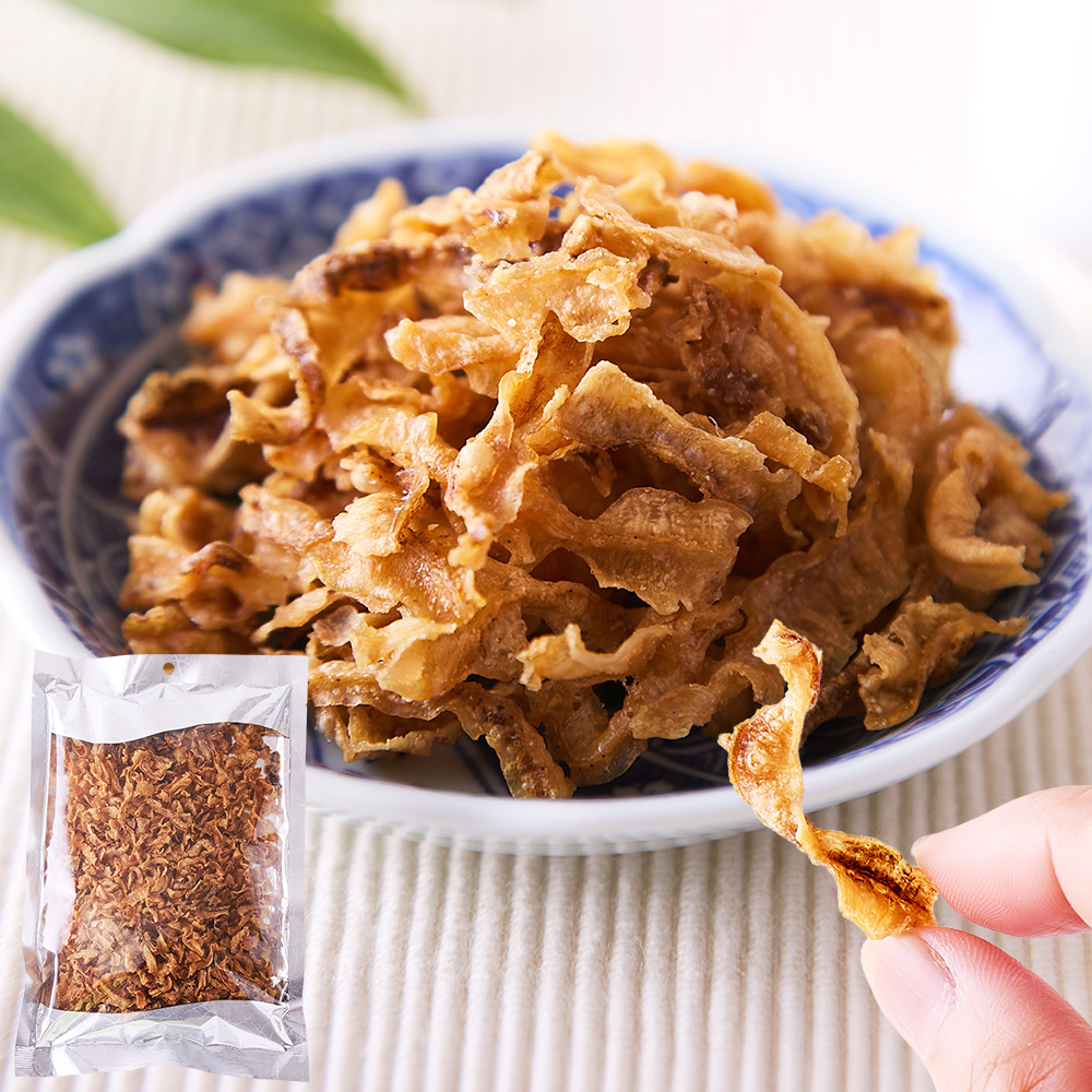 ■アナラボ■　ガリ！ザク！とした食感がクセになる！ほたて貝ひもチップス 110g