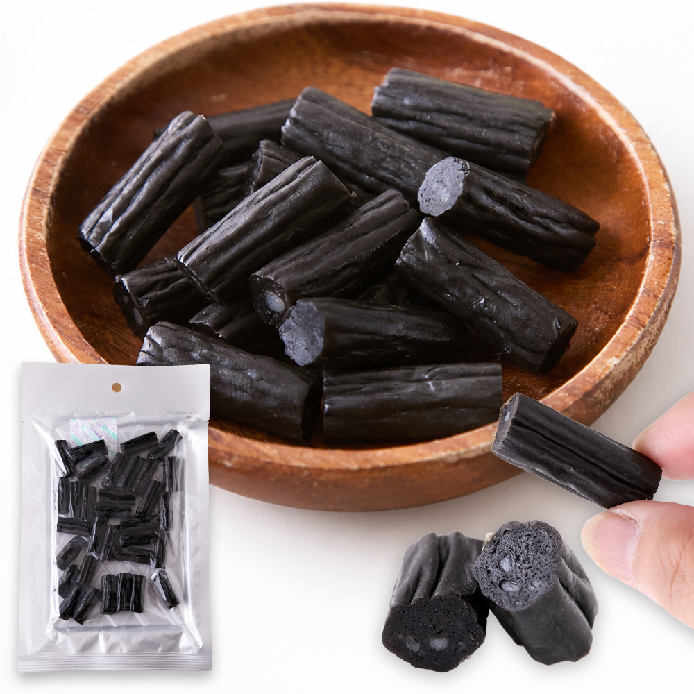 ※独占店舗品※　国産鶏肉使用！お酒にぴったり漆黒のおつまみ！黒いカルパス(ごま油にんにく味)100g