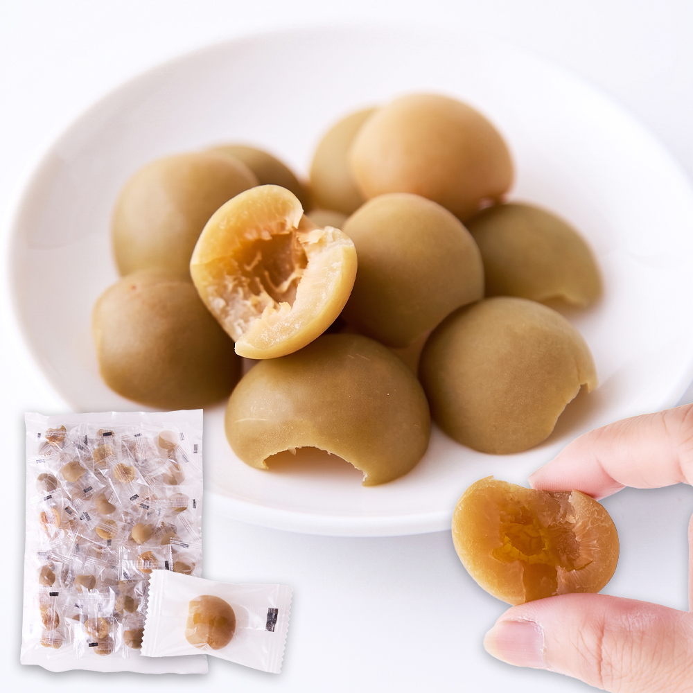 ■アナラボ■　種なし！しかも個包装★半割れカリカリ梅300g
